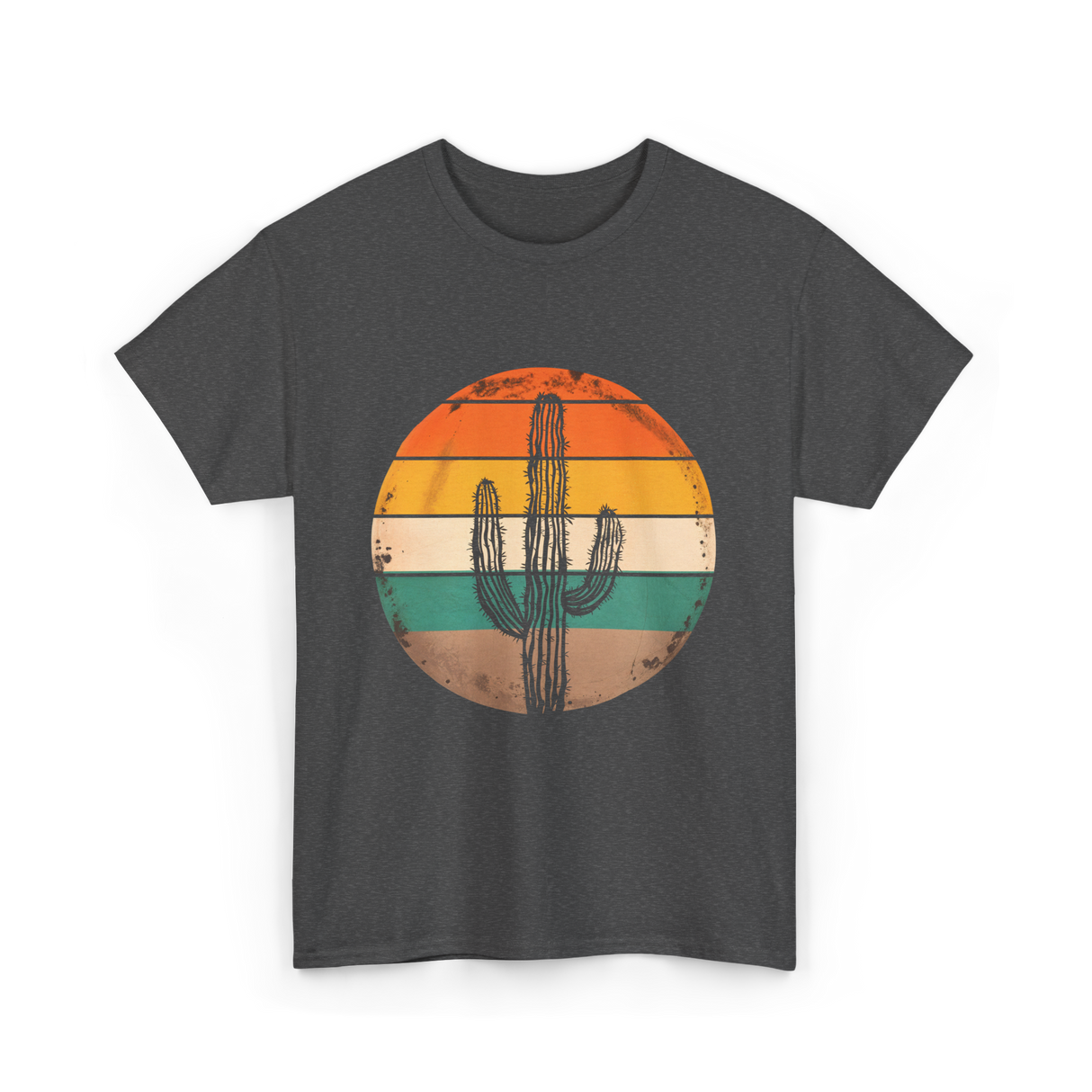 Saguaro Cactus Cacti Lover T-Shirt - Dark Heather