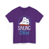 Sailing Crew Sailboat Sailor T-Shirt - Purple