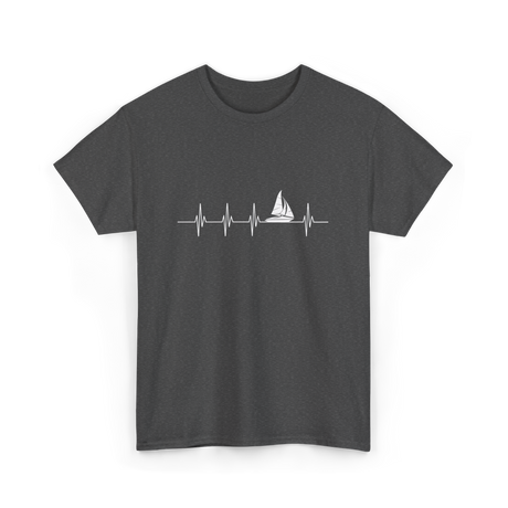 Sailing Heartbeat Sailing Sailors T-Shirt - Dark Heather