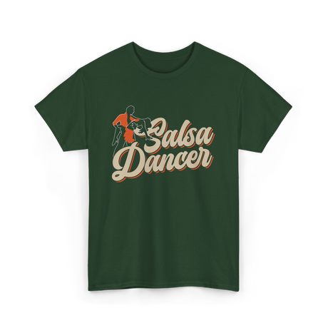 Salsa Dancer Latin Dance T-Shirt - Forest Green