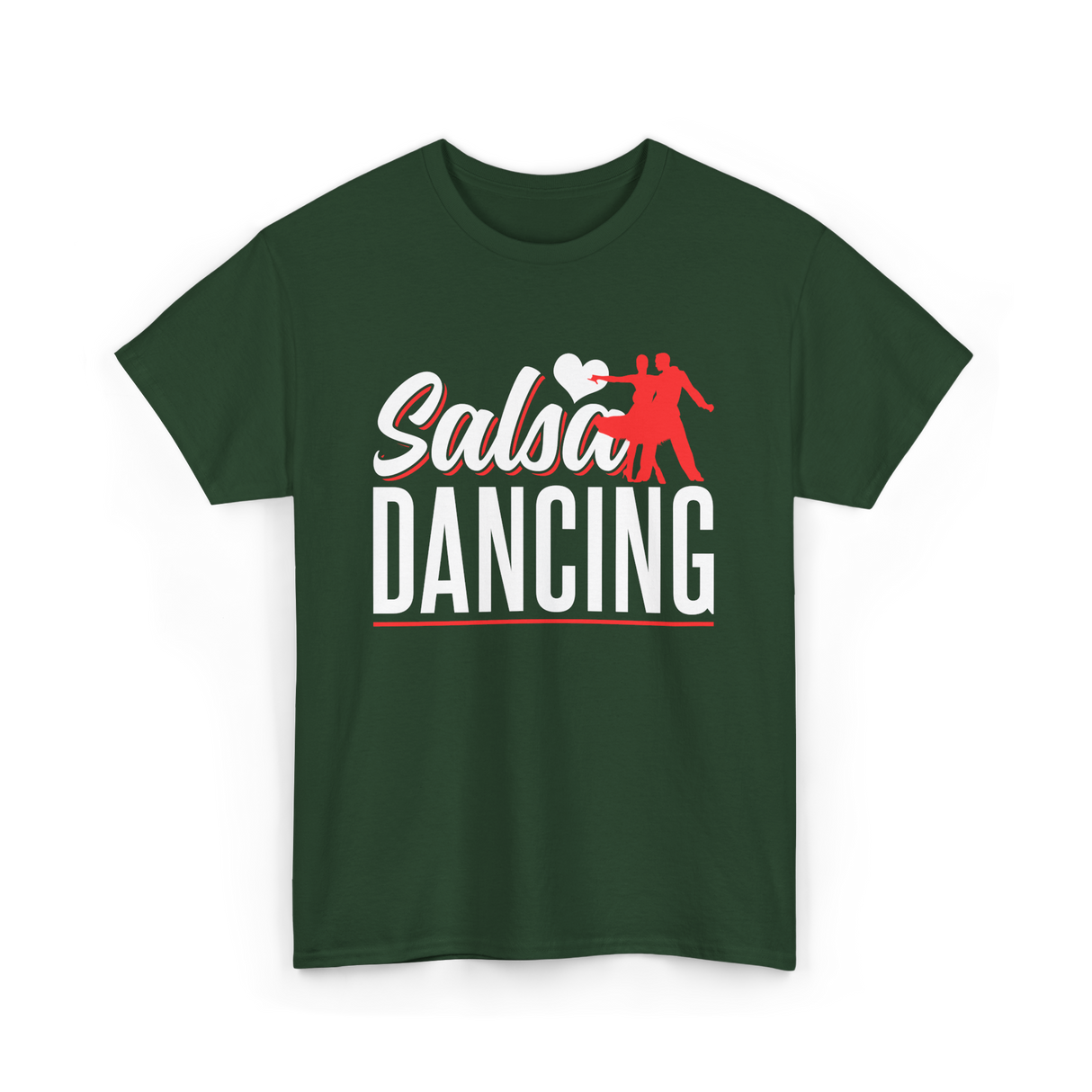 Salsa Dancing Salsa Dance T-Shirt - Forest Green