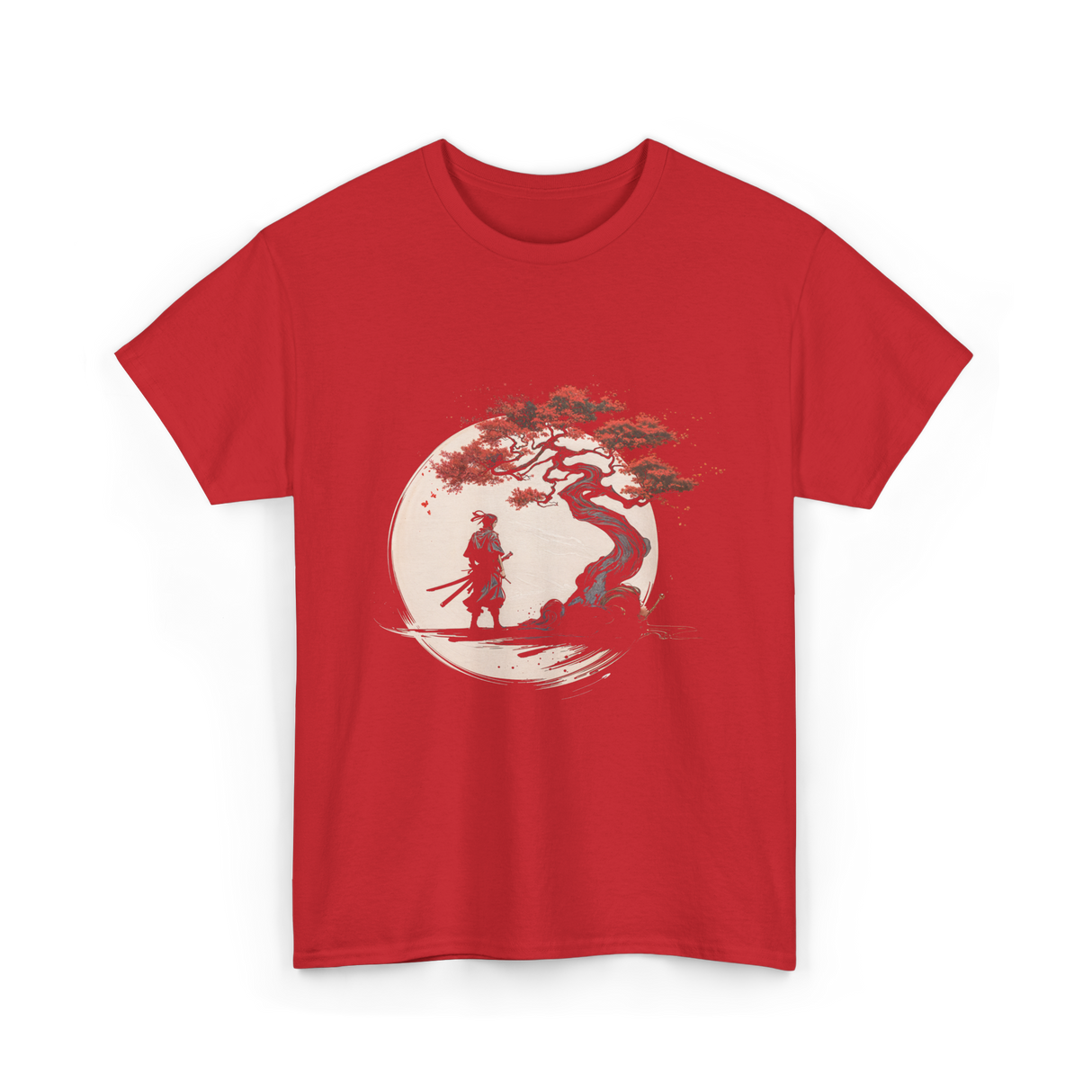 Samurai Aikido T-Shirt - Red