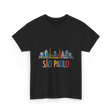 Sao Paulo City Skyline T-Shirt - Black