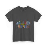 Sao Paulo City Skyline T-Shirt - Dark Heather