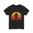 Sasquatch and Pizza Bigfoot T-Shirt - Black