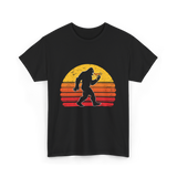 Sasquatch and Pizza Bigfoot T-Shirt - Black