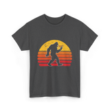 Sasquatch and Pizza Bigfoot T-Shirt - Dark Heather