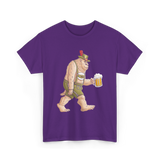 Sasquatch Beer Adventure T-Shirt - Purple