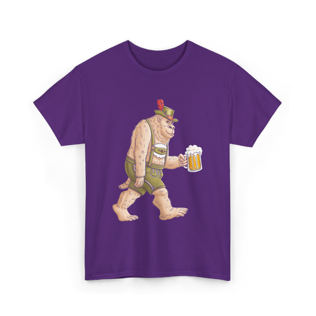 Sasquatch Beer Adventure T-Shirt - Purple