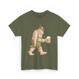 Sasquatch Beer Adventure T-Shirt - Military Green