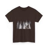 Sasquatch Forest Legend Nature T-Shirt - Dark Chocolate