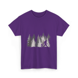 Sasquatch Forest Legend Nature T-Shirt - Purple