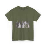 Sasquatch Forest Legend Nature T-Shirt - Military Green