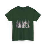 Sasquatch Forest Legend Nature T-Shirt - Forest Green