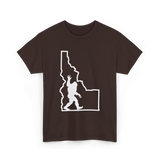 Sasquatch Idaho Bigfoot T-Shirt - Dark Chocolate