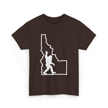 Sasquatch Idaho Bigfoot T-Shirt - Dark Chocolate