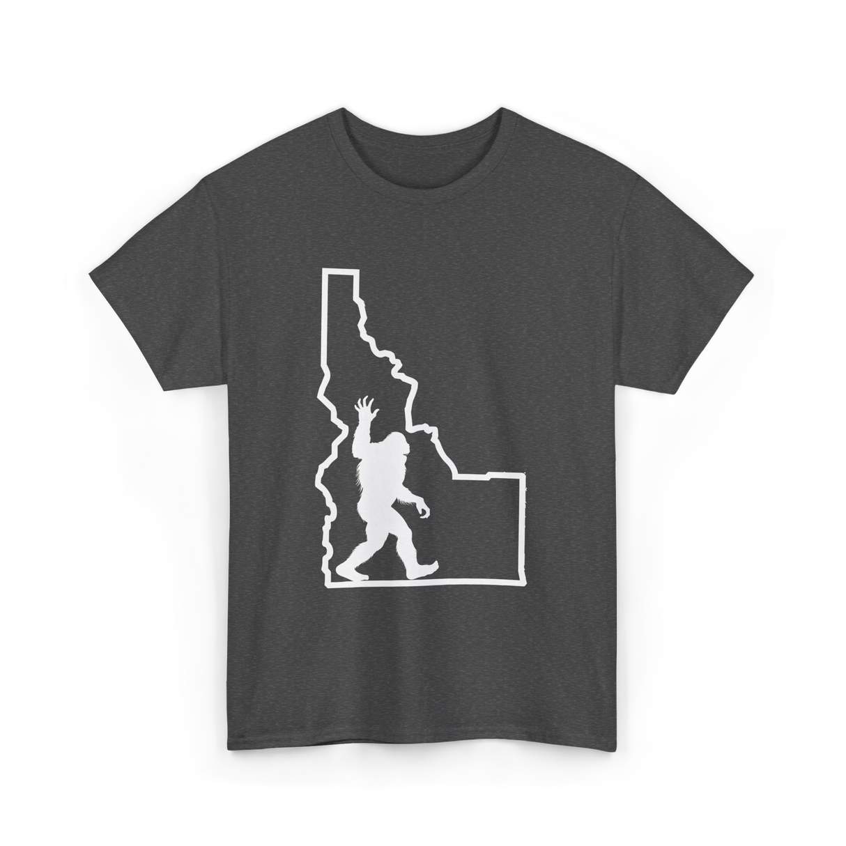 Sasquatch Idaho Bigfoot T-Shirt - Dark Heather