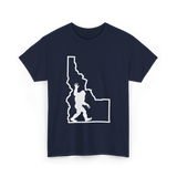 Sasquatch Idaho Bigfoot T-Shirt - Navy