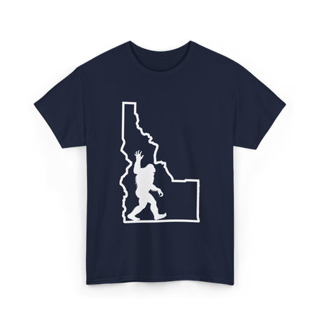 Sasquatch Idaho Bigfoot T-Shirt - Navy