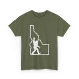 Sasquatch Idaho Bigfoot T-Shirt - Military Green