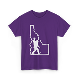 Sasquatch Idaho Bigfoot T-Shirt - Purple