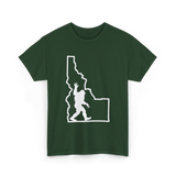 Sasquatch Idaho Bigfoot T-Shirt - Forest Green