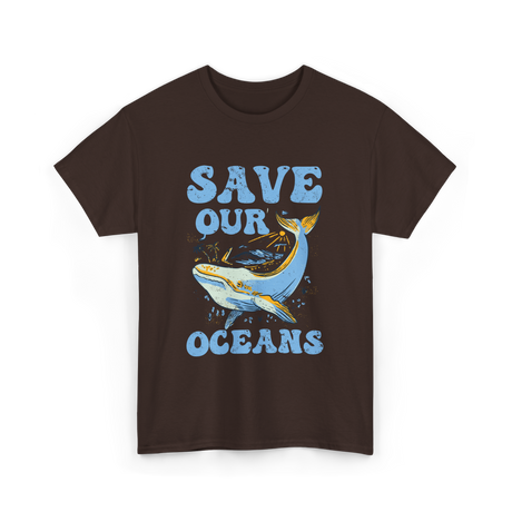 Save Our Oceans Ocean Conservation T-Shirt - Dark Chocolate