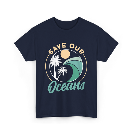 Save Our Oceans Ocean Protection T-Shirt - Navy