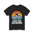 Save Our Oceans Orca T-Shirt - Black