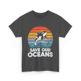 Save Our Oceans Orca T-Shirt - Dark Heather