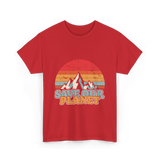 Save Our Planet Retro Design T-Shirt - Red