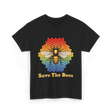 Save The Bees Bee T-Shirt - Black