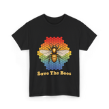 Save The Bees Bee T-Shirt - Black