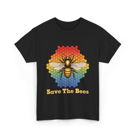 Save The Bees Bee T-Shirt - Black