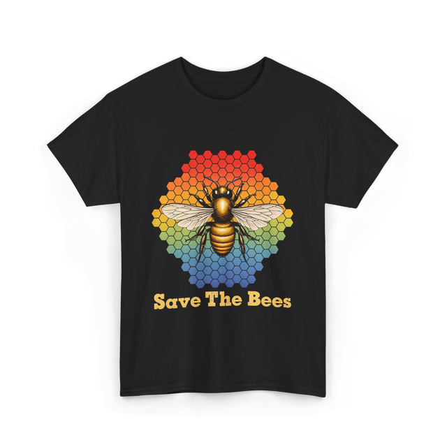 Save The Bees Bee T-Shirt - Black