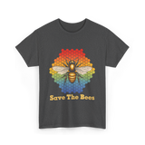 Save The Bees Bee T-Shirt - Dark Heather