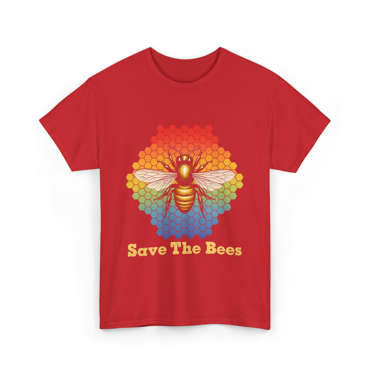 Save The Bees Bee T-Shirt - Red