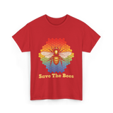 Save The Bees Bee T-Shirt - Red