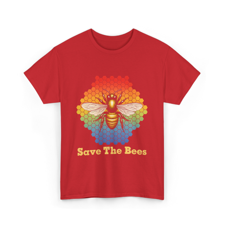 Save The Bees Bee T-Shirt - Red