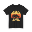 Save the Chubby Unicorns Rhino T-Shirt - Black