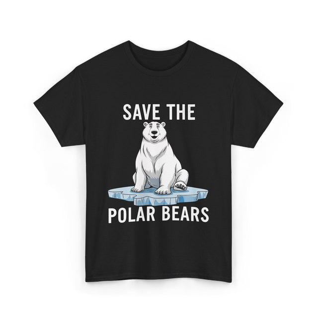 Save The Polar Bears Conservation T-Shirt - Black