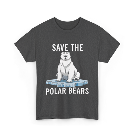 Save The Polar Bears Conservation T-Shirt - Dark Heather