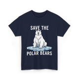 Save The Polar Bears Conservation T-Shirt - Navy