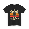 Save the Turtles Marine Life Conservation T-Shirt - Black