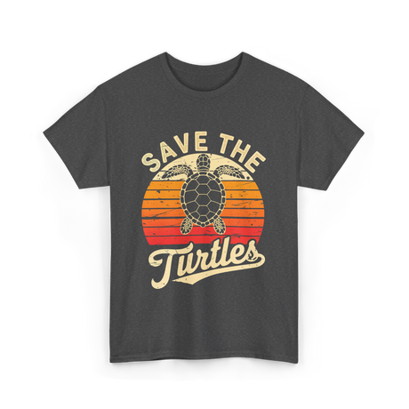 Save the Turtles Marine Life Conservation T-Shirt - Dark Heather