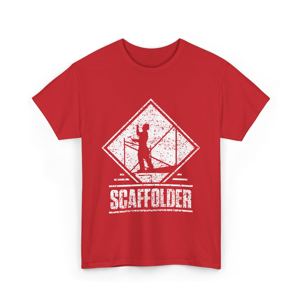 Scaffolder Scaffold Profession Scaffolders T-Shirt - Red