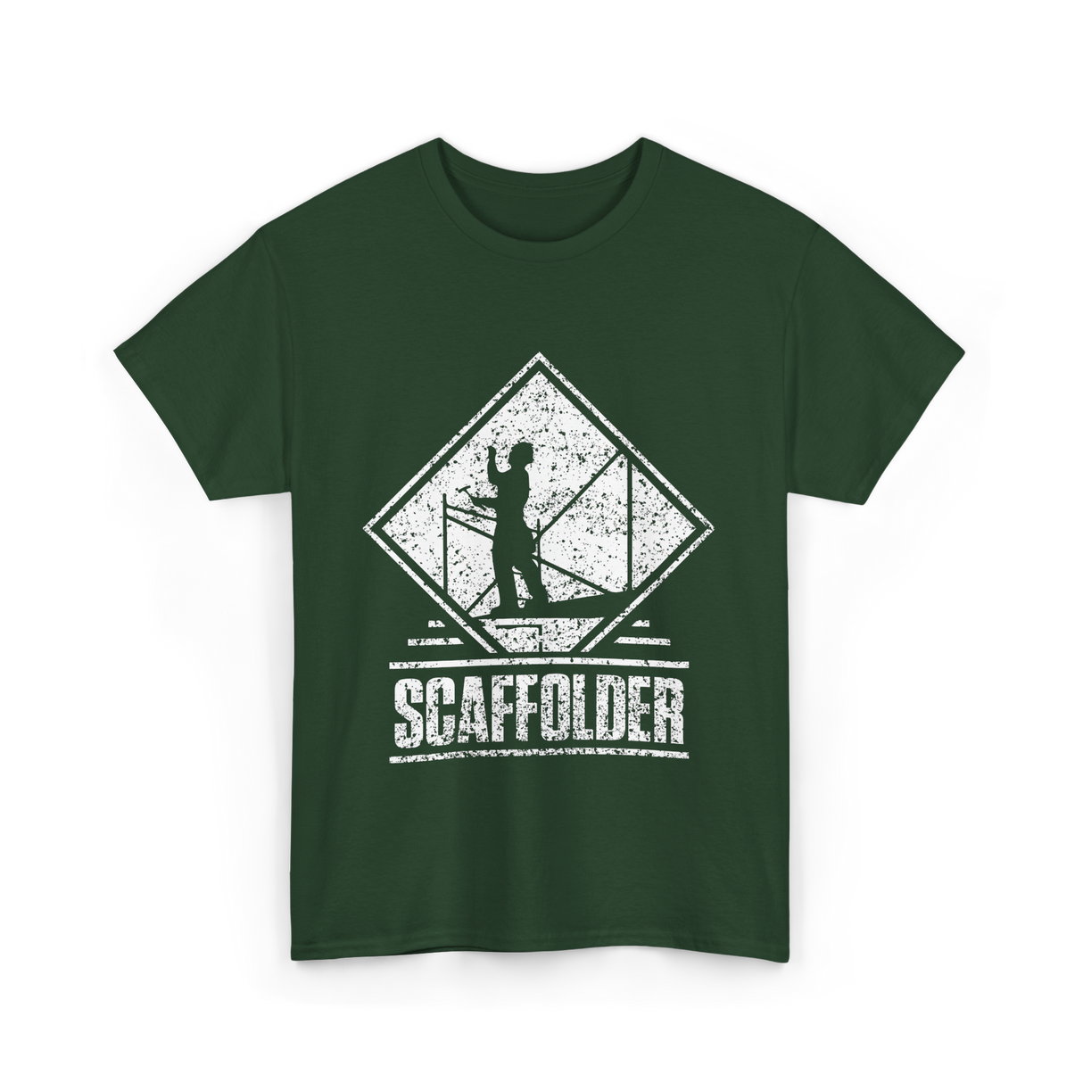 Scaffolder Scaffold Profession Scaffolders T-Shirt - Forest Green