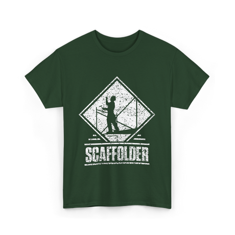 Scaffolder Scaffold Profession Scaffolders T-Shirt - Forest Green