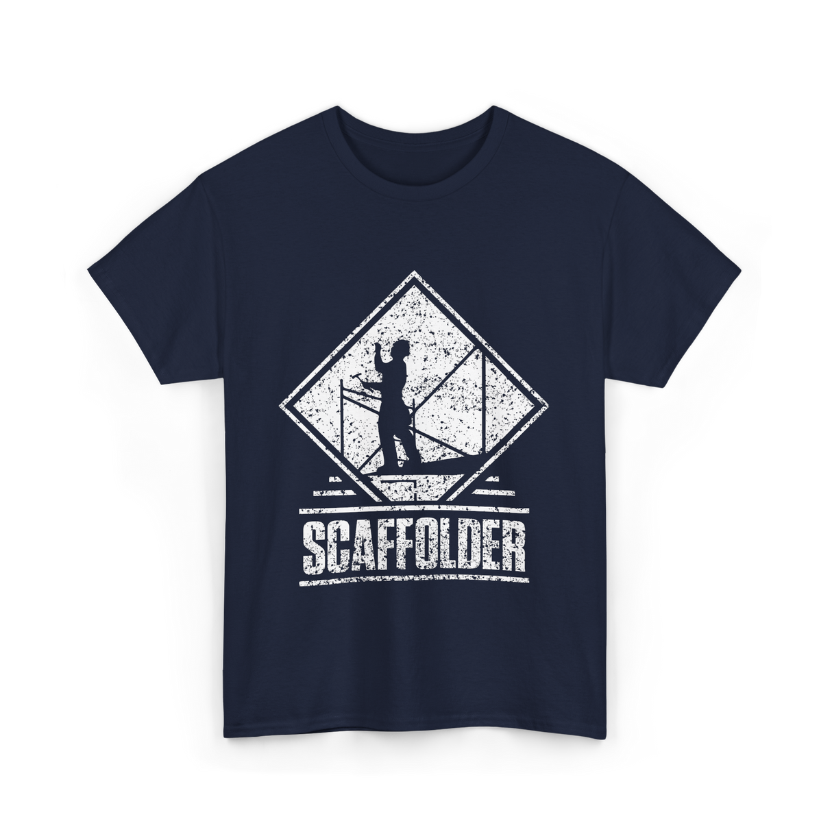 Scaffolder Scaffold Profession Scaffolders T-Shirt - Navy