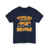 School Bus Driver Bus Driver T-Shirt - Navy